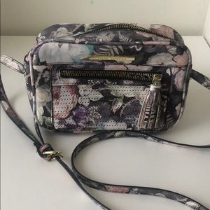 Steve Madden Floral Print Purse w/ Gold Hardware